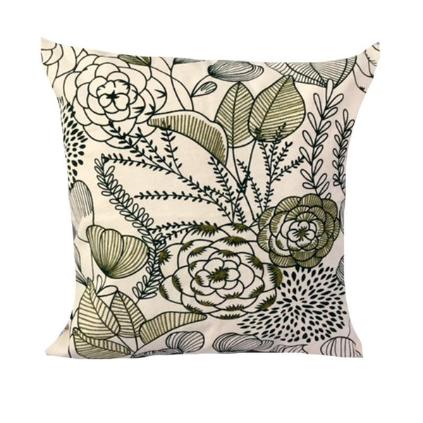 Embroidered Pattern Pillow